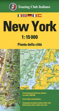 New York 1:15.000. Pianta della città - Librerie.coop