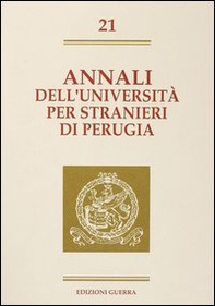 Annali dell'Università per stranieri di Perugia. Semestre luglio-dicembre 1994 - Vol. 21 - Librerie.coop