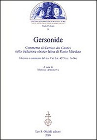 Gersonide. Commento al «Cantico dei cantici» nella traduzione ebraico-latina di Flavio Mitridate - Librerie.coop Gersonide. Commento al «Cantico dei cantici» nella traduzione ebraico-latina di Flavio Mitridate - Librerie.coop