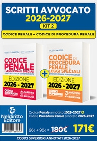 Kit 2 Codice Penale + Codice di procedura penale annotati per l'esame di avvocato - Librerie.coop