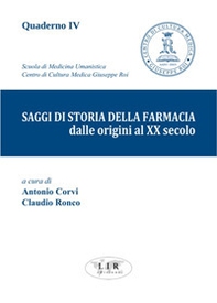 Saggi di storia della farmacia dalle origini al XX secolo - Librerie.coop Saggi di storia della farmacia dalle origini al XX secolo - Librerie.coop