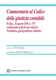 Commentario al Codice della giustizia contabile - Librerie.coop