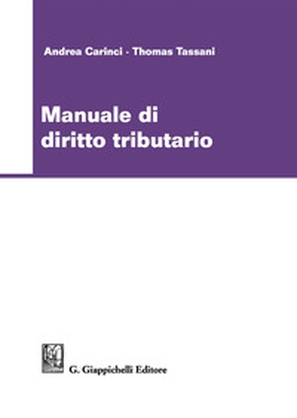 Manuale di diritto tributario - Librerie.coop Manuale di diritto tributario - Librerie.coop