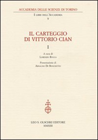Il carteggio di Vittorio Cian - Librerie.coop