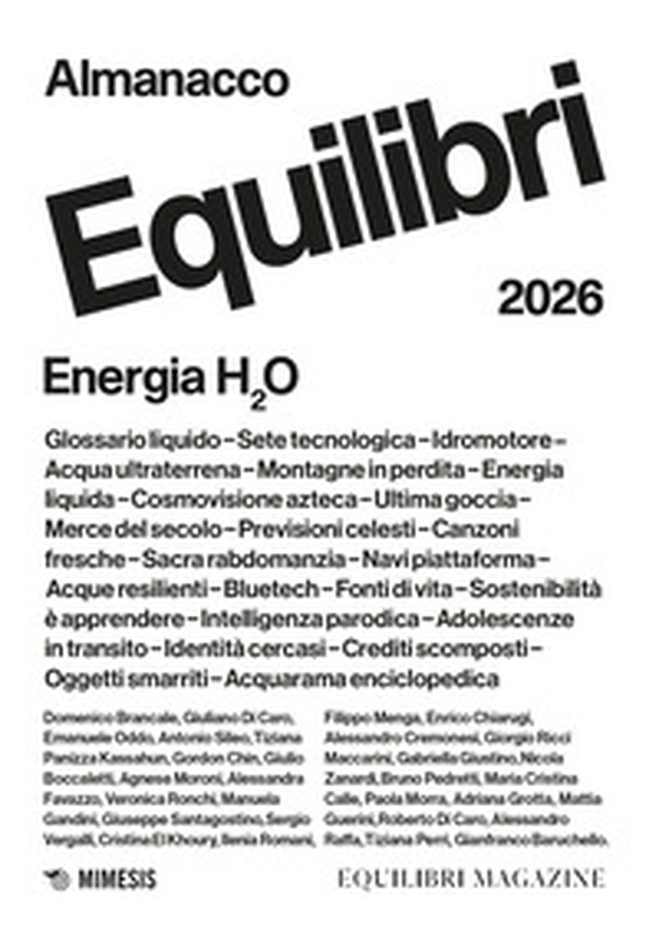 Almanacco equilibri 2026. Energia H2O - Librerie.coop