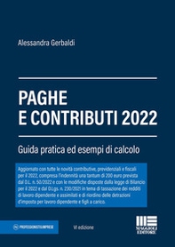Paghe e contributi. Guida pratica ed esempi di calcolo 2022 - Librerie.coop