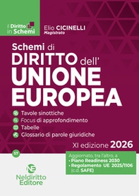 Schemi di diritto dell'Unione Europea 2026 - Librerie.coop