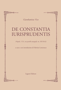 De Constantia Iurisprudentis - Librerie.coop De Constantia Iurisprudentis - Librerie.coop