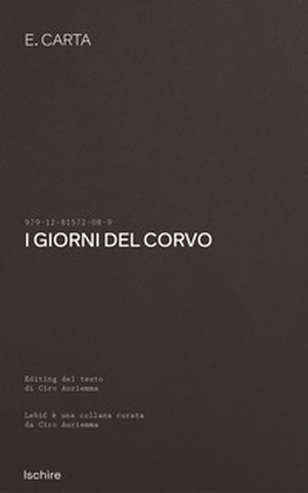 I giorni del corvo - Librerie.coop I giorni del corvo - Librerie.coop