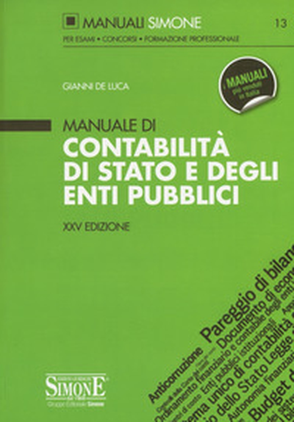 Manuale di contabilità di Stato e degli enti pubblici - Librerie.coop Manuale di contabilità di Stato e degli enti pubblici - Librerie.coop