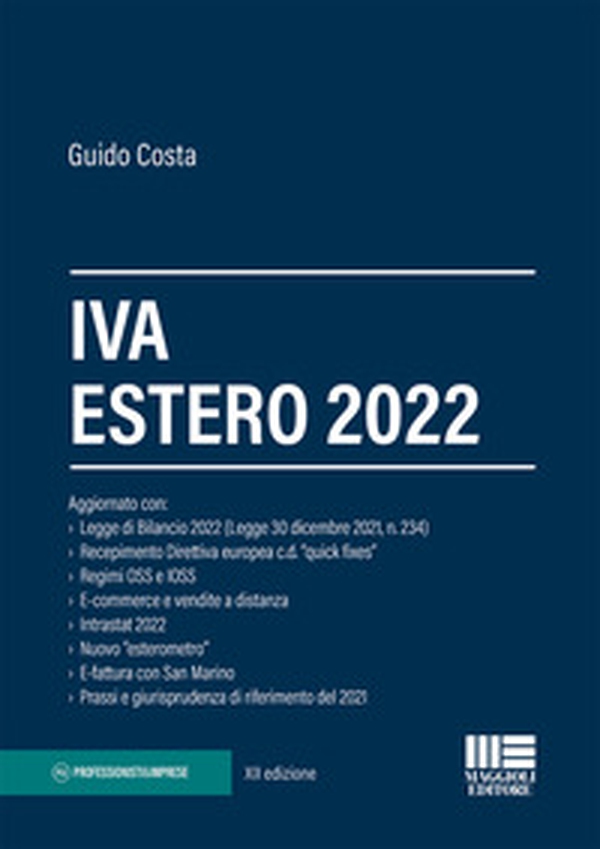 IVA estero 2022 - Librerie.coop IVA estero 2022 - Librerie.coop