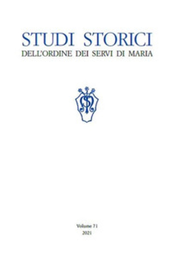 Studi storici dell'Ordine dei Servi di Maria - Librerie.coop Studi storici dell'Ordine dei Servi di Maria - Librerie.coop