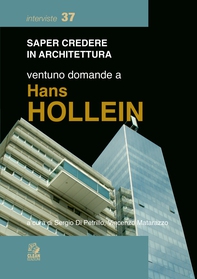 VENTUNO DOMANDE A HANS HOLLEIN - Librerie.coop VENTUNO DOMANDE A HANS HOLLEIN - Librerie.coop