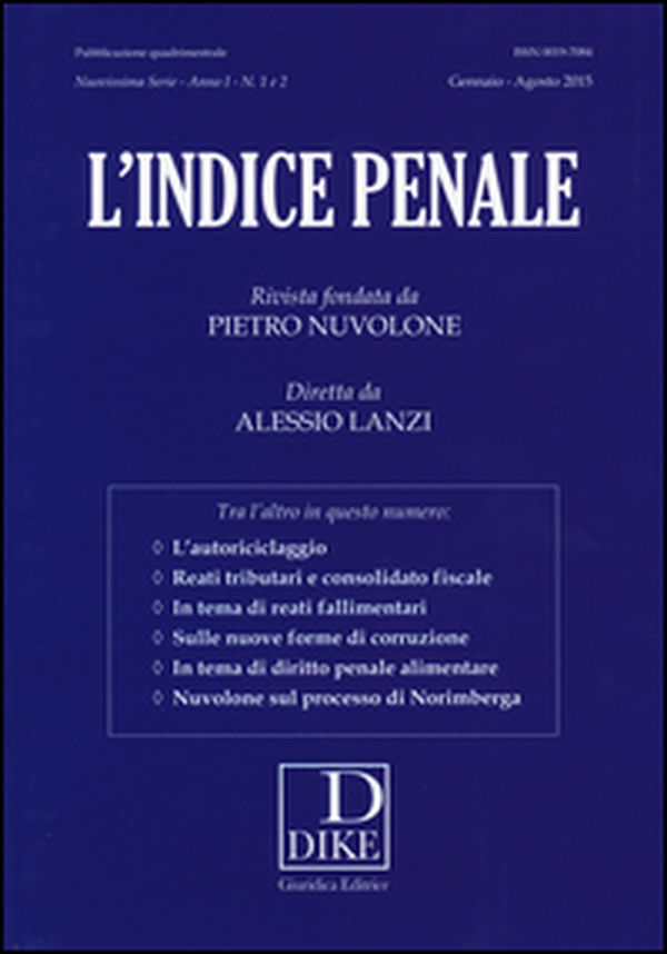 L'indice penale vol. 1-2 - Librerie.coop L'indice penale vol. 1-2 - Librerie.coop