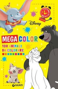 100 animali da colorare. Mega color Disney - Librerie.coop
