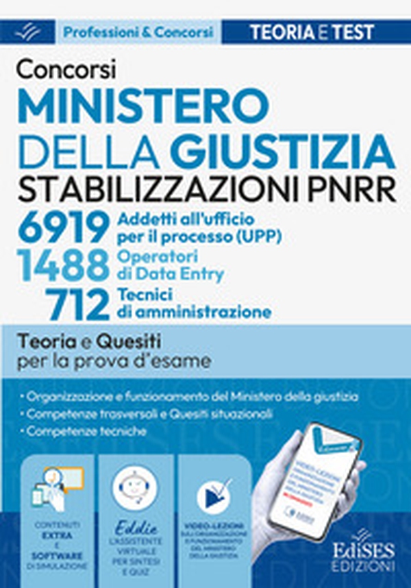 Concorso Ministero Giustizia 6919 Ufficio per il processo 1488 oper. 712 tecn. - Librerie.coop