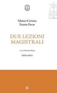 Due lezioni magistrali. 2020-2021 - Librerie.coop