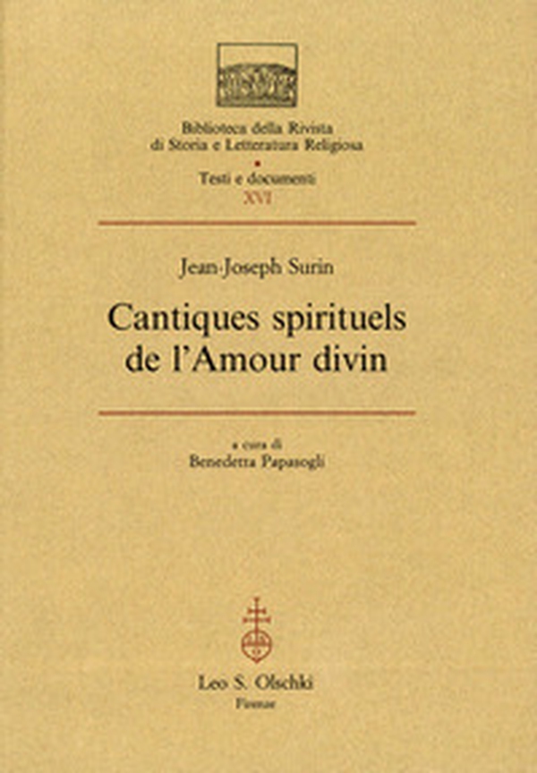 Cantiques spirituels de l'amour divin - Librerie.coop