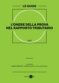 L'onere della prova nel rapporto tributario - Librerie.coop L'onere della prova nel rapporto tributario - Librerie.coop