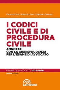 I codici civile e di procedura civile. Annotati con la giurisprudenza per l'esame di avvocato 2025-2026 - Librerie.coop