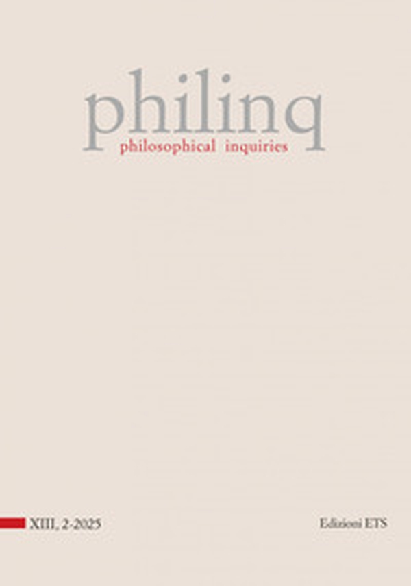 Philinq. Philosophical inquiries - Vol. 2 - Librerie.coop