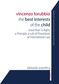 The best interests of the child. More than «a right, a principle, a rule of procedure» of international law - Librerie.coop