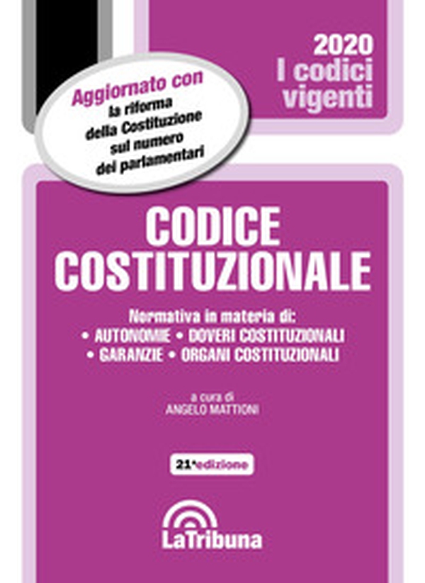 Codice costituzionale - Librerie.coop Codice costituzionale - Librerie.coop