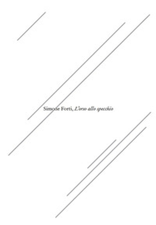L'orso allo specchio - Librerie.coop L'orso allo specchio - Librerie.coop