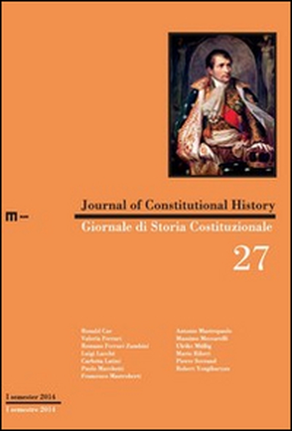 Giornale di storia costituzionale. Ediz. italiana e inglese - Vol. 27 - Librerie.coop Giornale di storia costituzionale. Ediz. italiana e inglese - Vol. 27 - Librerie.coop