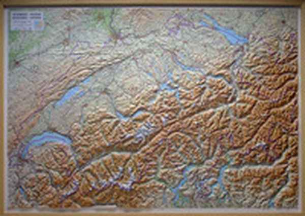 Svizzera 1:300.000 (carta in rilievo senza cornice cm 124 x 87 cm) - Librerie.coop Svizzera 1:300.000 (carta in rilievo senza cornice cm 124 x 87 cm) - Librerie.coop