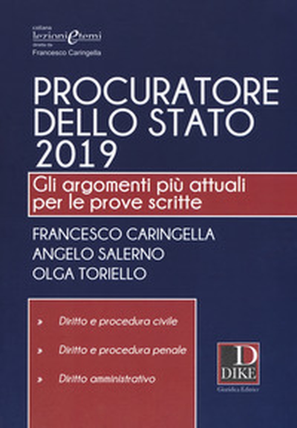 Procuratore dello Stato 2019. Gli argomenti più attuali per le prove scritte - Librerie.coop Procuratore dello Stato 2019. Gli argomenti più attuali per le prove scritte - Librerie.coop