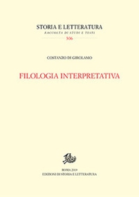 Filologia interpretativa - Librerie.coop Filologia interpretativa - Librerie.coop