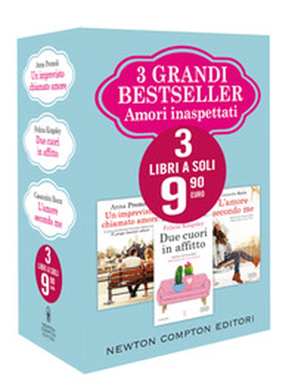 3 grandi bestseller. Amori inaspettati: Un imprevisto chiamato amore-Due cuori in affitto-L'amore secondo me - Librerie.coop 3 grandi bestseller. Amori inaspettati: Un imprevisto chiamato amore-Due cuori in affitto-L'amore secondo me - Librerie.coop