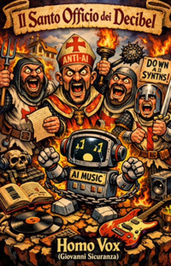Il Sacro Officio del Decibel. Saggio anti anti-AI * Progetto Homo Vox, musica in narrativa - Librerie.coop