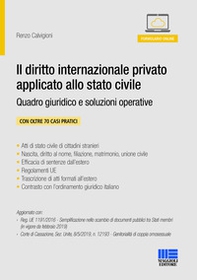 Il diritto internazionale privato applicato allo stato civile. Quadro giuridico e soluzioni operative - Librerie.coop