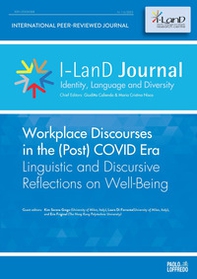 I-Land anno 2025. Workplace discourses in the (Post) Covid era. Linguistic and discursive reflections on well-being - Librerie.coop