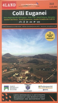 Colli Euganei. Carta topografica 1:15.000 - Librerie.coop