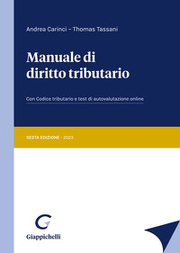 Manuale di diritto tributario - Librerie.coop Manuale di diritto tributario - Librerie.coop