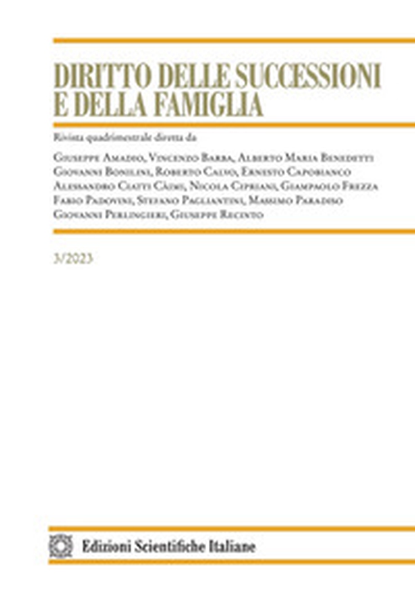 Diritto delle successioni e della famiglia - Vol. 3 - Librerie.coop Diritto delle successioni e della famiglia - Vol. 3 - Librerie.coop