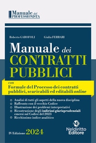 Manuale dei contratti pubblici con Formulario del Processo 2024 - Librerie.coop Manuale dei contratti pubblici con Formulario del Processo 2024 - Librerie.coop