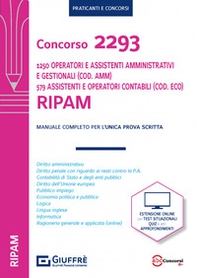 Concorso 2293 RIPAM 1250 operatori e assistenti amministrativi (Cod. AMM.) 579 assistenti e operatori amministrativo contabili (Cod. ECO) - Librerie.coop