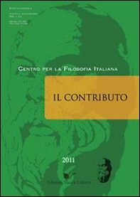 Il contributo (2011) vol. 2-3 - Librerie.coop Il contributo (2011) vol. 2-3 - Librerie.coop