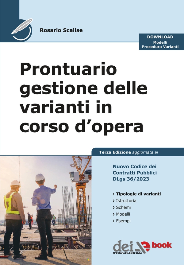 Prontuario Gestione delle varianti in corso d'opera - 3ed - Librerie.coop