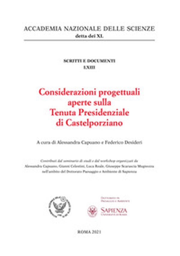 Considerazioni progettuali aperte sulla Tenuta Presidenziale di Castelporziano - Librerie.coop Considerazioni progettuali aperte sulla Tenuta Presidenziale di Castelporziano - Librerie.coop