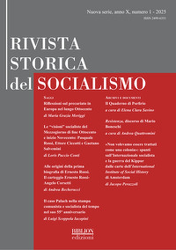 Rivista storica del socialismo - Vol. 1 - Librerie.coop Rivista storica del socialismo - Vol. 1 - Librerie.coop