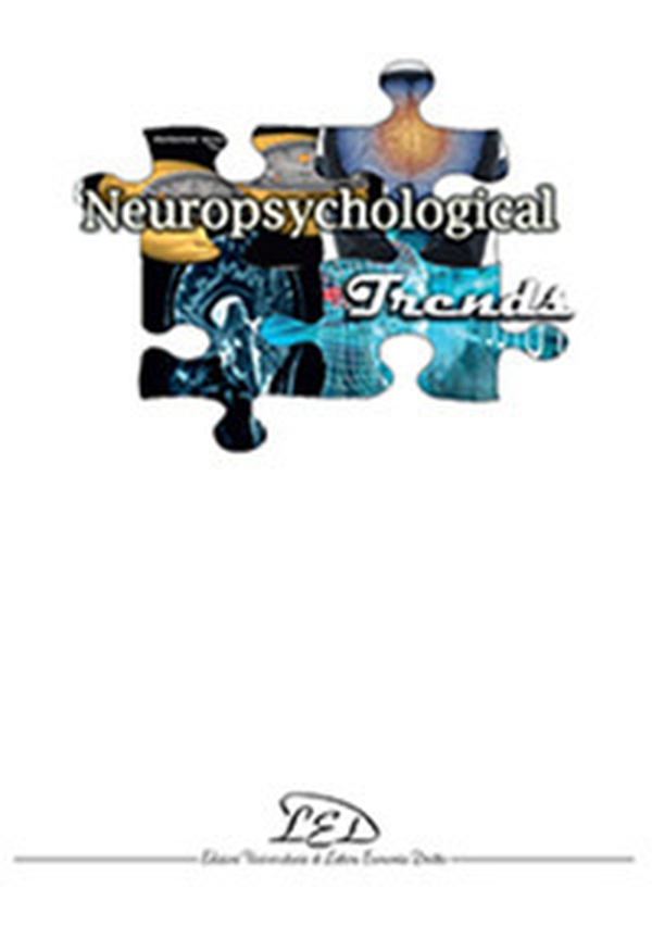 Neuropsychological Trends - Librerie.coop Neuropsychological Trends - Librerie.coop