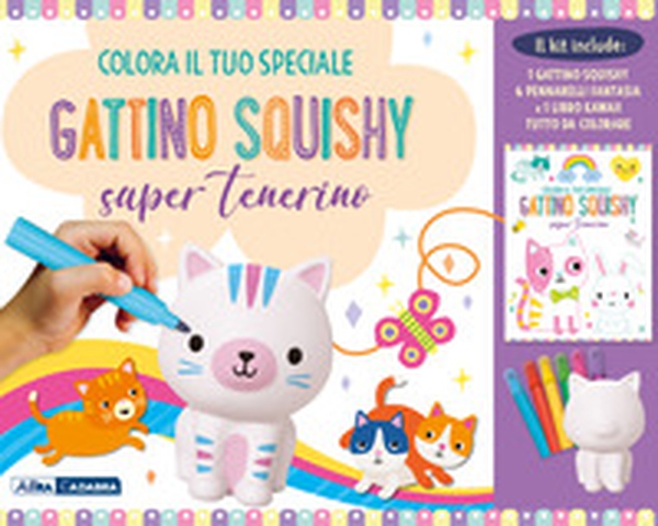 Colora il tuo speciale gattino Squishy super tenerino - Librerie.coop Colora il tuo speciale gattino Squishy super tenerino - Librerie.coop