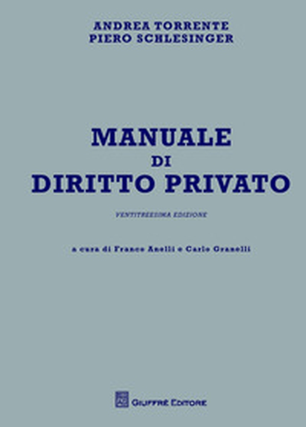 Manuale di diritto privato - Librerie.coop Manuale di diritto privato - Librerie.coop