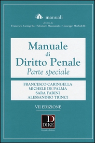 Manuale di diritto penale. Parte speciale - Librerie.coop