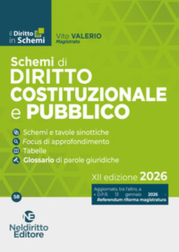 Schemi di diritto costituzionale e pubblico 2026 - Librerie.coop